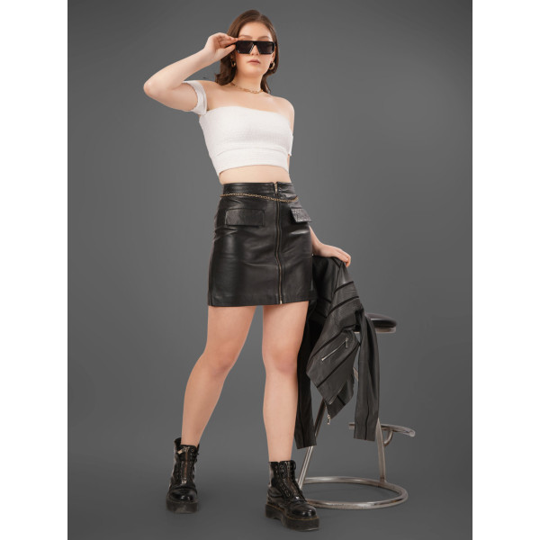 Urban Rebel Leather Skirt