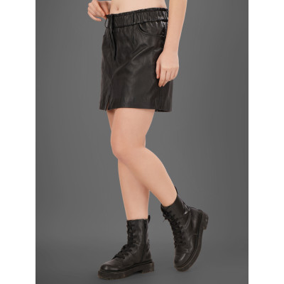 Rebel Ease Leather Skirt – Bold Fashion with Comfort, Modern & Stylish Look