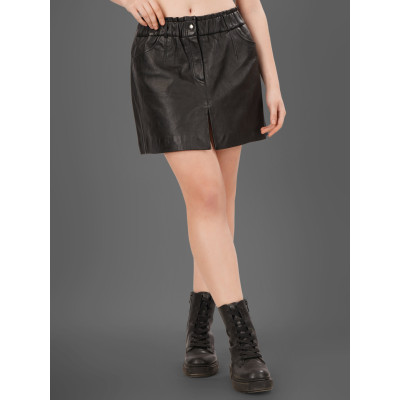 Rebel Ease Leather Skirt – Bold Fashion with Comfort, Modern & Stylish Look