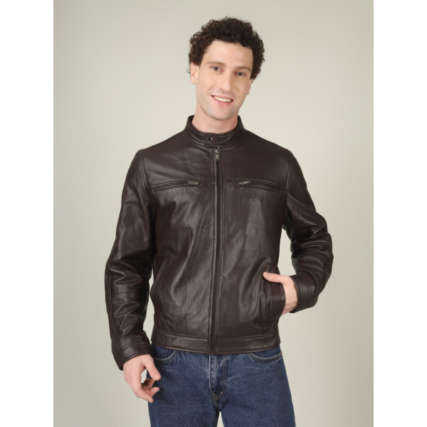 Steel Core Men's Leather Jacket