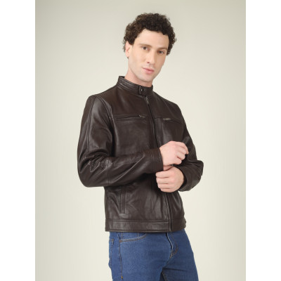 Men’s Steel Core Leather Jacket | Classic Moto Fit | Bold Design| Best Price