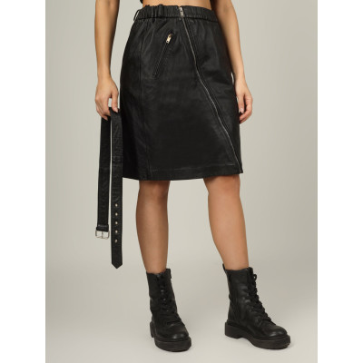 Velora Belted Leather Skirt – Chic, Bold & Stylish | Elegant, Modern & Confident