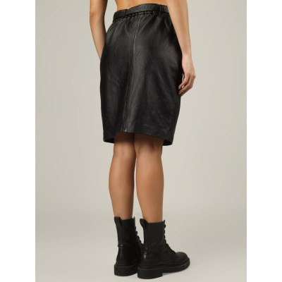 Velora Belted Leather Skirt – Chic, Bold & Stylish | Elegant, Modern & Confident