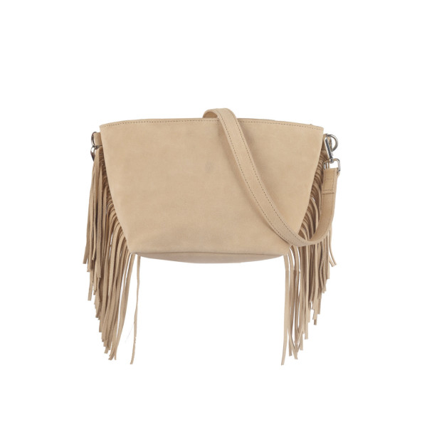 Fringe Crossbody Leather Bag