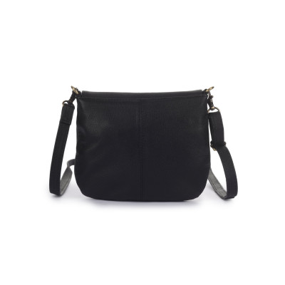 Classic Black Leather Crossbody Bag – Stylish & Premium | Modern & Chic