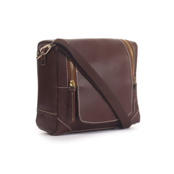 Unisex Leather Crossbody Bag