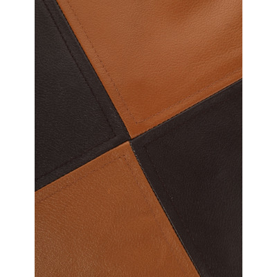 DualTone Luxe Leather Cushion Cover