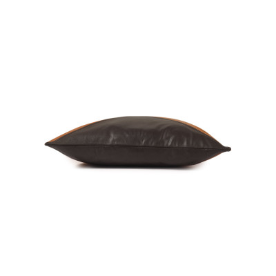 DualTone Luxe Leather Cushion Cover