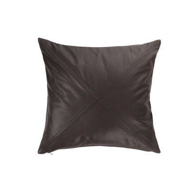 "Chestnut Cross" Leather Cushion Cover "Chestnut Cross" Leather Cushion Cover