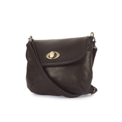 Classic Brown Leather Crossbody Bag – Sleek, Stylish & Timeless