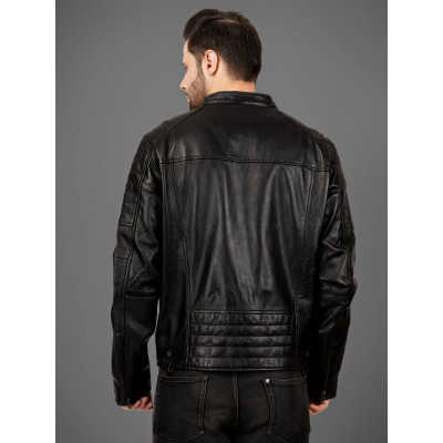 Black Lamb Leather Jacket | The Maverick Edition | Premium Style