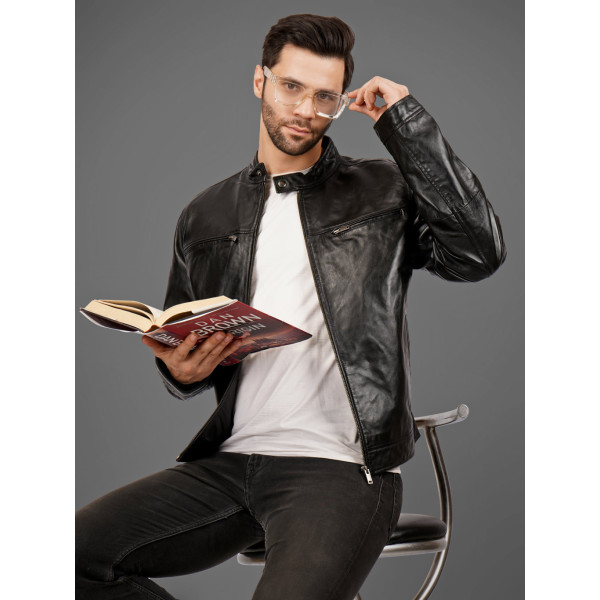 Classic Moto Leather Jacket