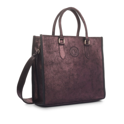 Bannhuff London Bronze Metallic Tote Bag | Elegant Women's Handbag