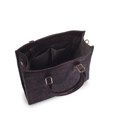 Bannhuff London Bronze Metallic Tote Bag | Elegant Women's Handbag