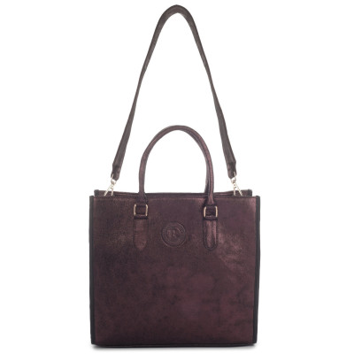 Bannhuff London Bronze Metallic Tote Bag | Elegant Women's Handbag