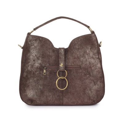 Bannhuff London Siena Ring Hobo Bag – Vintage Brown Leather Shoulder Bag