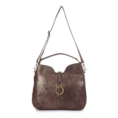 Bannhuff London Siena Ring Hobo Bag – Vintage Brown Leather Shoulder Bag