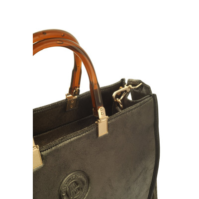 Metallic Leather Tote Bag for Women | Bannhuff London Celeste Designer Tote