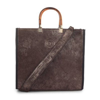 Metallic Leather Tote Bag for Women | Bannhuff London Victoria Designer Tote