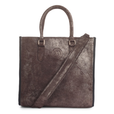 Vintage Bronze Structured Tote Bag | Bannhuff London