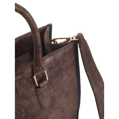 Vintage Bronze Structured Tote Bag | Bannhuff London