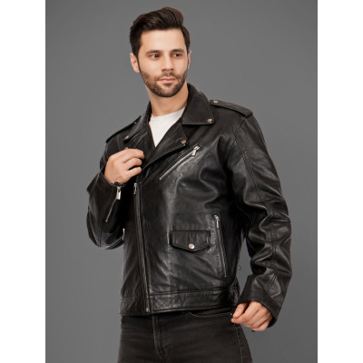 Men's Rebel Rider Leather Jacket – Premium Moto Design | Bold Biker Style