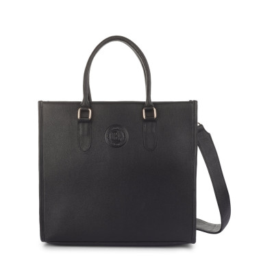 Black Structured Tote Bag for Women | Bannhuff London