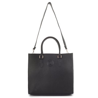 Black Structured Tote Bag for Women | Bannhuff London