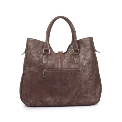 Bannhuff London Chelsea Lock Satchel – Vintage Espresso Designer Handbag