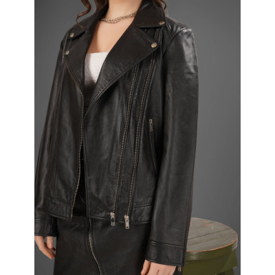 Ladies’ Biker Jacket–Leather Jackets for Women | Comfortable & Durable