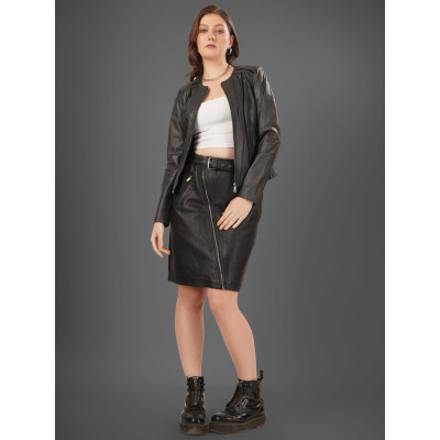 Modern Black Leather Jacket – Sleek Design, Lasting Comfort Modern Black Leather Jacket – Sleek Design, Lasting Comfort